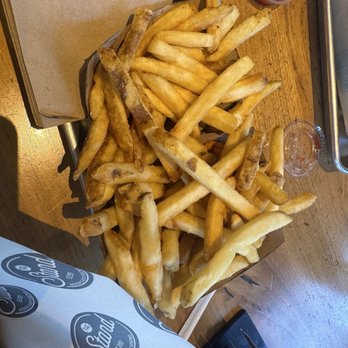 The Stand - American Classics Redefined - Regular and large Stand Fries side by side - American Near Me - San Jose, California The Stand - American Classics Redefined - Regular and large Stand Fries side by side - American Near Me - San Jose, California