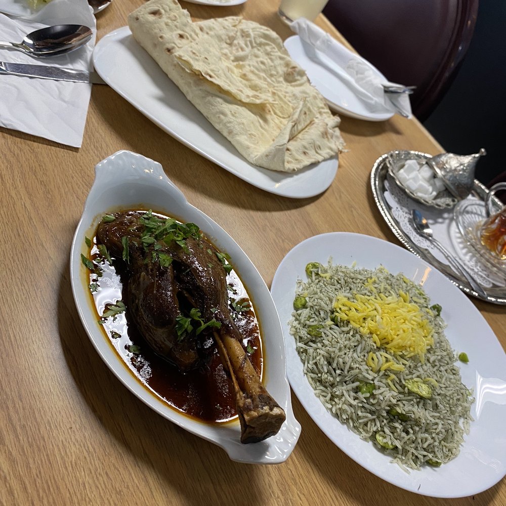 Rumi Restaurant - Baghali Polo with Lamb Shank - Persian/Iranian Near Me - Kirkland, Washington Rumi Restaurant - Baghali Polo with Lamb Shank - Persian/Iranian Near Me - Kirkland, Washington