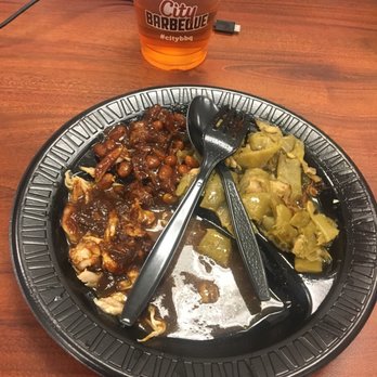 City Barbeque - Sorry for the half eaten plate. I couldn't stop eating to take the picture - Barbeque Near Me - Charlotte, North Carolina City Barbeque - Sorry for the half eaten plate. I couldn't stop eating to take the picture - Barbeque Near Me - Charlotte, North Carolina