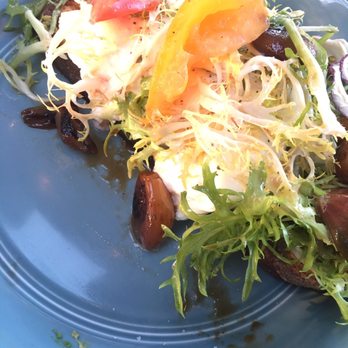 FM Kitchen & Bar - Heirloom Tomato and Burrata open sandwich - Bars Near Me - Houston, Texas FM Kitchen & Bar - Heirloom Tomato and Burrata open sandwich - Bars Near Me - Houston, Texas