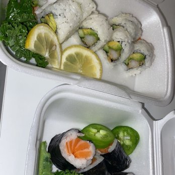 Sushi Boat - Shrimp Tempura Roll Salmon roll - Japanese Near Me - Temecula, California Sushi Boat - Shrimp Tempura Roll Salmon roll - Japanese Near Me - Temecula, California