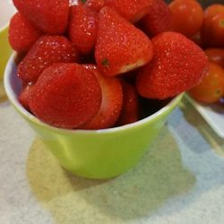Flunch - Bol de fraises