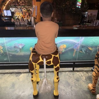 Rainforest Cafe - These barstools are upfront. - American Near Me - Ontario, California Rainforest Cafe - These barstools are upfront. - American Near Me - Ontario, California
