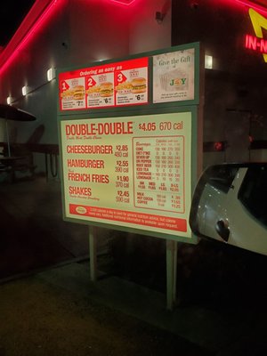 Menu photo 2 In-N-Out Burger Visalia, CA Menu photo 2 In-N-Out Burger Visalia, CA