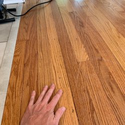Forward Air - 3ft scratch on floor from appliance delivery