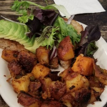 Toast - Avocado toast and potatoes ...delicious!! - Breakfast & Brunch Near Me - Bay Shore, New York Toast - Avocado toast and potatoes ...delicious!! - Breakfast & Brunch Near Me - Bay Shore, New York