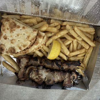 Greek Xpress - Pork Souvlaki Platter - Greek Near Me - Staten Island, New York