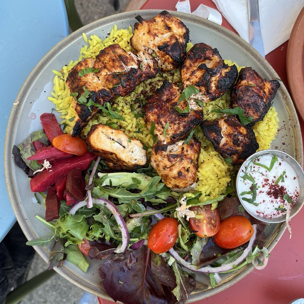 Ayat - Spicy Chicken Kebab LG - Middle Eastern Near Me - New York, New York Ayat - Spicy Chicken Kebab LG - Middle Eastern Near Me - New York, New York
