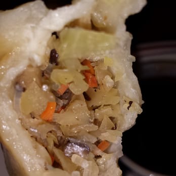 New Fong Kitchen - inside of veggie dumplings - Chinese Near Me - Rochester, New York