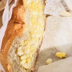 My Three Sons Bagels - Egg salad on roll. Perfect