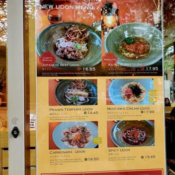 Tendon Kohaku - New Udon menus here - Japanese Near Me - Vancouver, British Columbia