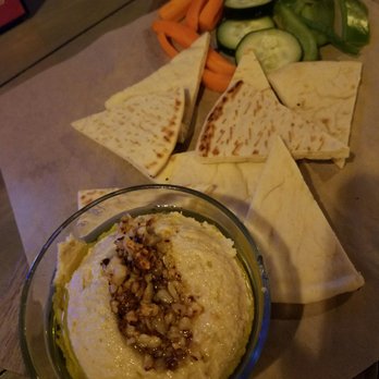 Warehouse 25 Sixty Five - Hummus with pita bread and veggies - New American Near Me - Grand Junction, Colorado Warehouse 25 Sixty Five - Hummus with pita bread and veggies - New American Near Me - Grand Junction, Colorado