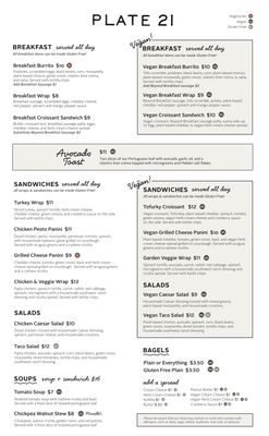 Menu photo 2 Plate 21 Toledo, OH