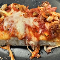 Cygnet Brewing - A slice of the Carnivore pizza