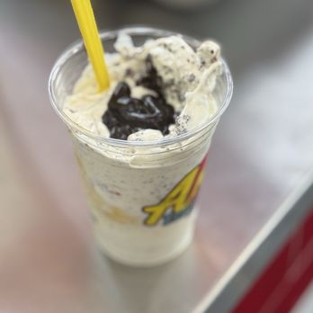 Andy's Frozen Custard - James Brownie Funky Jackhammer - Ice Cream & Frozen Yogurt Near Me - Sheridan, Colorado Andy's Frozen Custard - James Brownie Funky Jackhammer - Ice Cream & Frozen Yogurt Near Me - Sheridan, Colorado