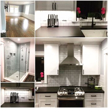 A.N.B Construction - All new, down to studs. Dekton counter tops. New hardwood floors with custom stain. - General Contractors Near Me