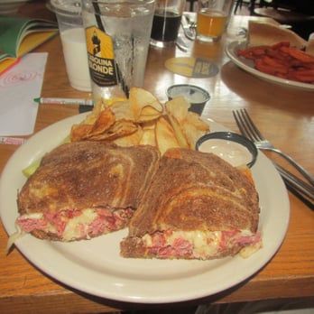Foothills Brewing - Pastrami reuben with hot chips. Perfect. - American Near Me - Winston Salem, North Carolina Foothills Brewing - Pastrami reuben with hot chips. Perfect. - American Near Me - Winston Salem, North Carolina