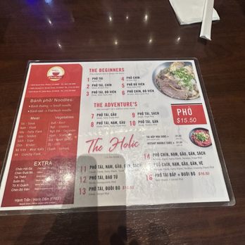 PhoHolic - Menu - Noodles Near Me - Costa Mesa, California