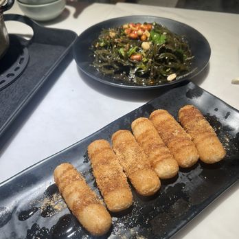 Joyous Cuisine - Brown sugar fried mochi & seaweed salad - Chinese Near Me - Mountain View, California Joyous Cuisine - Brown sugar fried mochi & seaweed salad - Chinese Near Me - Mountain View, California