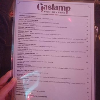Gaslamp - Menu - Bars Near Me - Long Beach, California
