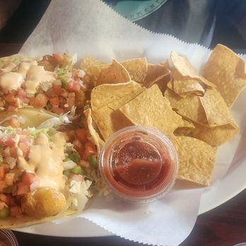 Salsa Taqueria II - Two fish tacos with chips, and small drink. Friday special "11.50. Or as combo regular meal with generous rice, beans, small drink $14.99 - Mexican Near Me - Bishop, California Salsa Taqueria II - Two fish tacos with chips, and small drink. Friday special "11.50. Or as combo regular meal with generous rice, beans, small drink $14.99 - Mexican Near Me - Bishop, California