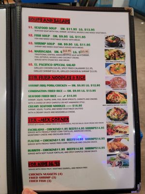 Menu photo 4 El Pacifico Pasadena, TX Menu photo 4 El Pacifico Pasadena, TX