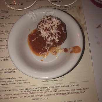 Rimessa Roscioli - Meatball! So good! - Beer, Wine & Spirits Near Me - Rome, RM Rimessa Roscioli - Meatball! So good! - Beer, Wine & Spirits Near Me - Rome, RM