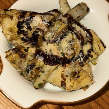 Talina - CARCIOFI ALLA PIASTRA grilled baby artichokes, balsamic and shaved parmigiano cheese - Italian Near Me - Babylon, New York