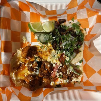 Pie Town Tacos - Cauliflower taco and steak taco - Tacos Near Me - Nashville, Tennessee Pie Town Tacos - Cauliflower taco and steak taco - Tacos Near Me - Nashville, Tennessee