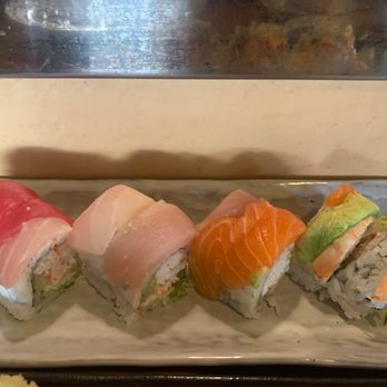 Go Go Sushi - Rainbow Roll - Sushi Bars Near Me - Pasadena, California Go Go Sushi - Rainbow Roll - Sushi Bars Near Me - Pasadena, California