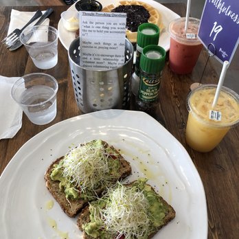 Revelations Cafe - Avocado Toast Blueberry Allergy Bee Gone* - Breakfast & Brunch Near Me - Lutz, Florida Revelations Cafe - Avocado Toast Blueberry Allergy Bee Gone* - Breakfast & Brunch Near Me - Lutz, Florida