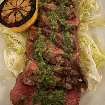 Love, Pomelo - Steak with salsa verde - Seafood Near Me - Baltimore, Maryland