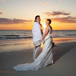 Beauty on Broadway Salon - Makeup & hair looked great for photos even on a windy beach