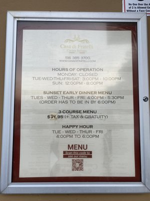 Menu photo 4 Casa di Fratelli Westbury, NY Menu photo 4 Casa di Fratelli Westbury, NY