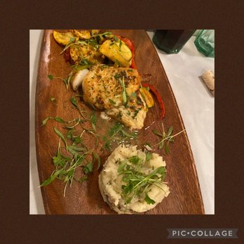 Chandelier Lounge Cuisine - Grilled Salmon w/ Mashed Potatoes and Sautéed Veggies - Venues & Event Spaces Near Me - Jamul, California