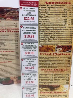 Menu photo 2 Pepperoni Pizza & Grill Oaklyn, NJ