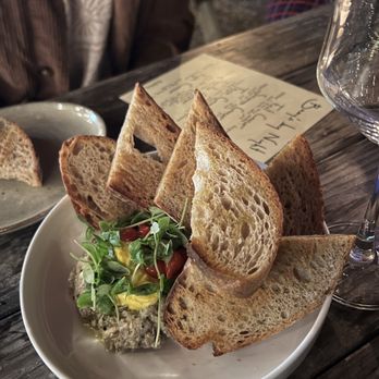 Buoys - Whipped eggplant with tahini - Sandwiches Near Me - Manasquan, New Jersey Buoys - Whipped eggplant with tahini - Sandwiches Near Me - Manasquan, New Jersey