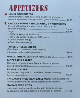 Menu photo 6 Lou Malnati's Pizzeria Evanston, IL Menu photo 6 Lou Malnati's Pizzeria Evanston, IL
