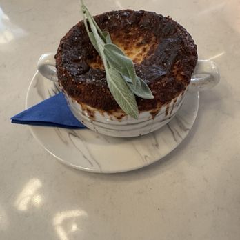 Maison Margaux - CAULIFLOWER, GRUYERE & CHEVRE SOUFFLÉ tasty and goes perfect with the bread - Bars Near Me - Minneapolis, Minnesota