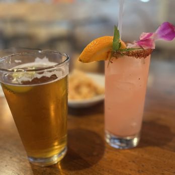 Congregation Brewery & Cocina - Azusa - Beer & Ginger Mint Paloma cocktail - Gastropubs Near Me - Azusa, California