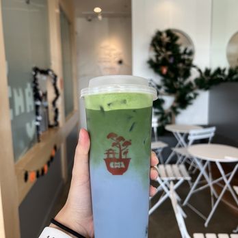 Cha Redefine - Blueberry oat milk matcha - Tea Rooms Near Me - Rowland Heights , California Cha Redefine - Blueberry oat milk matcha - Tea Rooms Near Me - Rowland Heights , California