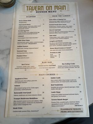 Menu photo 6 Tavern On Main Springfield, OR