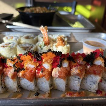 Sushi Freak - Rock star roll in front, crunch roll in back - Sushi Bars Near Me - Las Cruces, New Mexico Sushi Freak - Rock star roll in front, crunch roll in back - Sushi Bars Near Me - Las Cruces, New Mexico