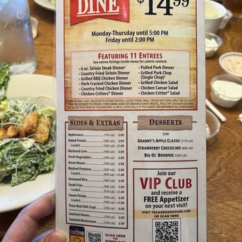 Texas Roadhouse - 05.26.2023 menu - American Near Me - Corona, California Texas Roadhouse - 05.26.2023 menu - American Near Me - Corona, California
