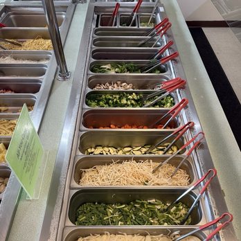 Mongolian Grill - Great selection of fresh veggies and 15 sauces - Mongolian Near Me - Graham, Washington