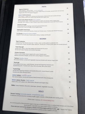 Menu photo 8 Basile - Fine Italian Kitchen Boston, MA