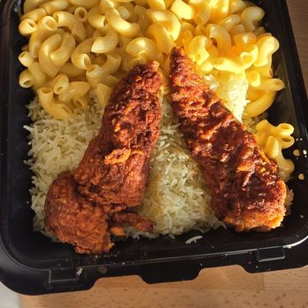 Angry Chickz - Rice and Tender plate - Chicken Shop Near Me - Vacaville, California