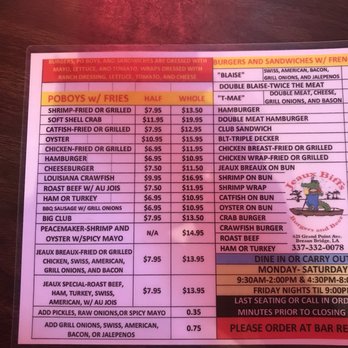 Jeaux Biff's - Seafood Near Me - Breaux Bridge, Louisiana Jeaux Biff's - Seafood Near Me - Breaux Bridge, Louisiana