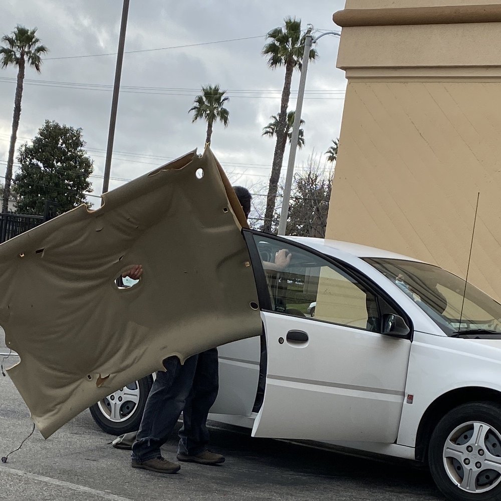 Alfa's Upholstery - Messed up headliner - Auto Upholstery Near Me - Paramount, California