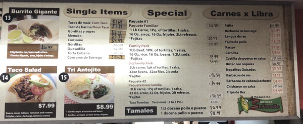 Menu photo 2 Tortilleria La Sabrocita Denton, TX Menu photo 2 Tortilleria La Sabrocita Denton, TX